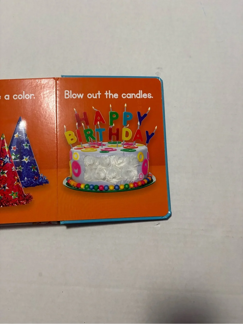 Touch and feel happy Birthday book
